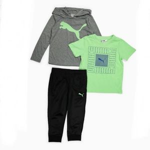 Puma Boy Hoodie Tee and Pants Set